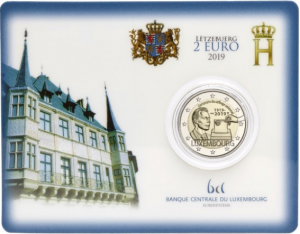 LUXEMBOURG 2 EURO 2019-2 - 100TH ANNIVERSARY OF UNIVERSAL SUFFRAGE - C/C